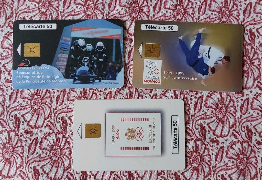 3 cartes Monaco., Enlèvement ou Envoi