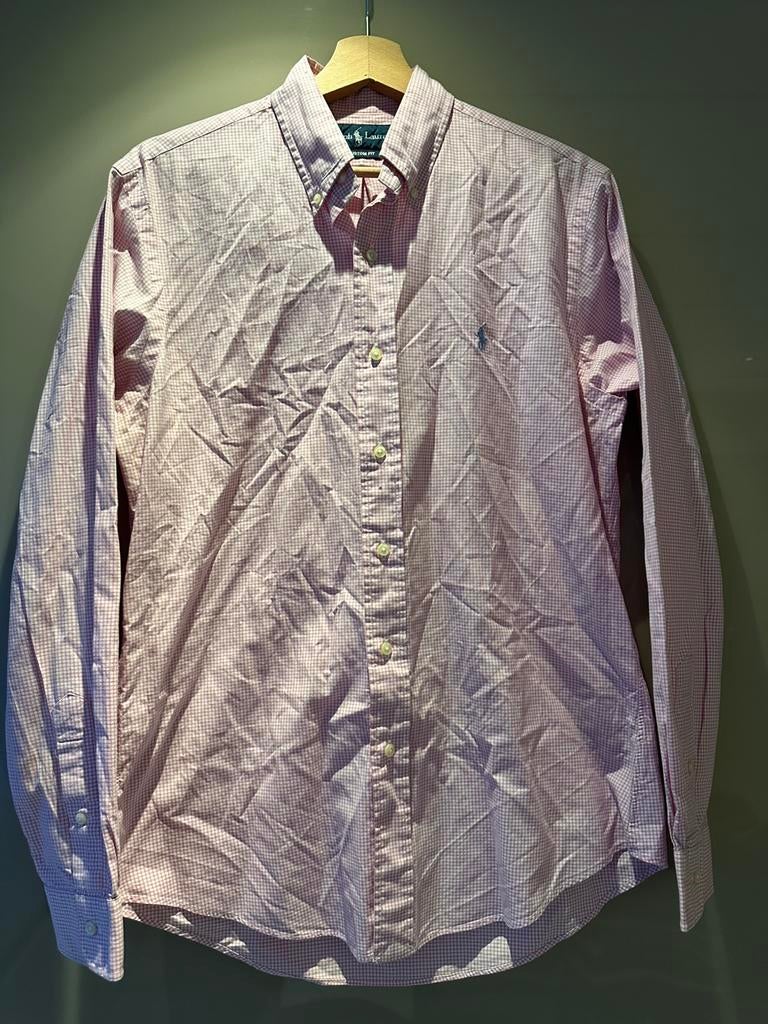 Chemise de costume Ralph Lauren exclusive en parfait état, Tour de cou 39/40 (M), Enlèvement ou Envoi, Rose, Ralph Lauren