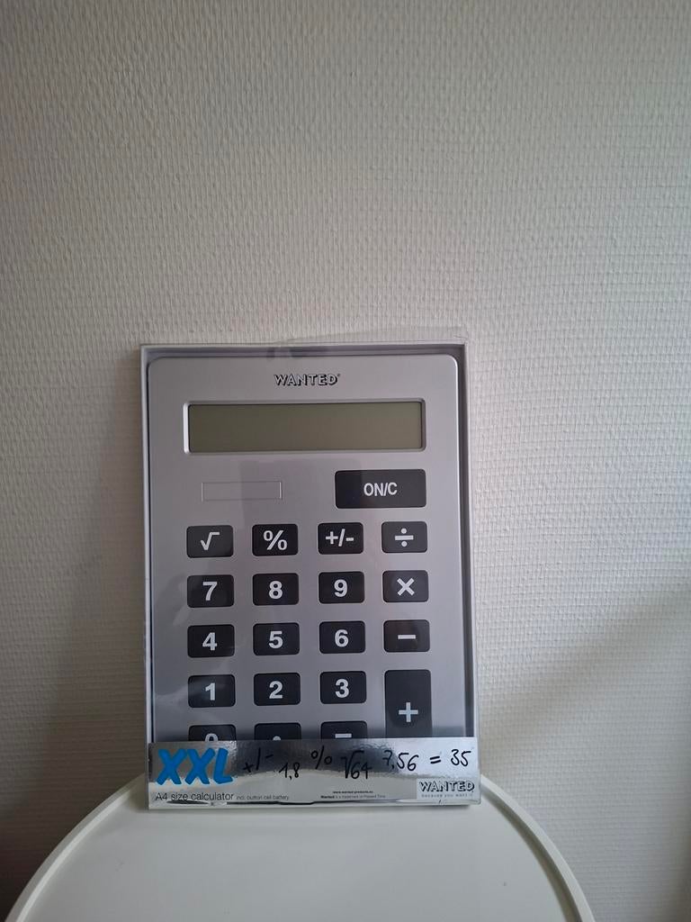 Maxi rekenmachine van Wanted, Ophalen of Verzenden
