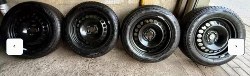 4 sneeuwbanden 165/60/14R 79T pirelli winter snow control, Auto-onderdelen, Ophalen, 14 inch, Gebruikt, Winterbanden