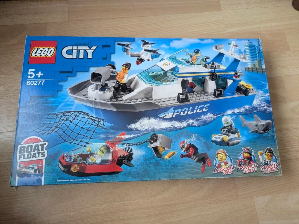 Lego city politieboot set 60277, Kinderen en Baby's, Speelgoed | Duplo en Lego, Ophalen, Lego