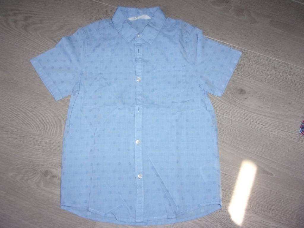 Jongenshemd met korte mouw. Maat 140., Kinderen en Baby's, Kinderkleding | Maat 140, H&M, Overhemd of Blouse, Ophalen of Verzenden