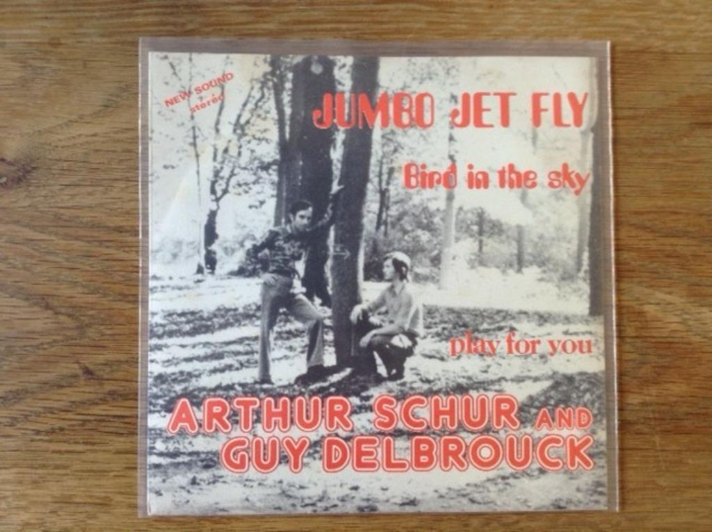 single arthur schur and guy delbrouck, CD & DVD, Vinyles Singles, Single, Pop, 7 pouces, Enlèvement ou Envoi
