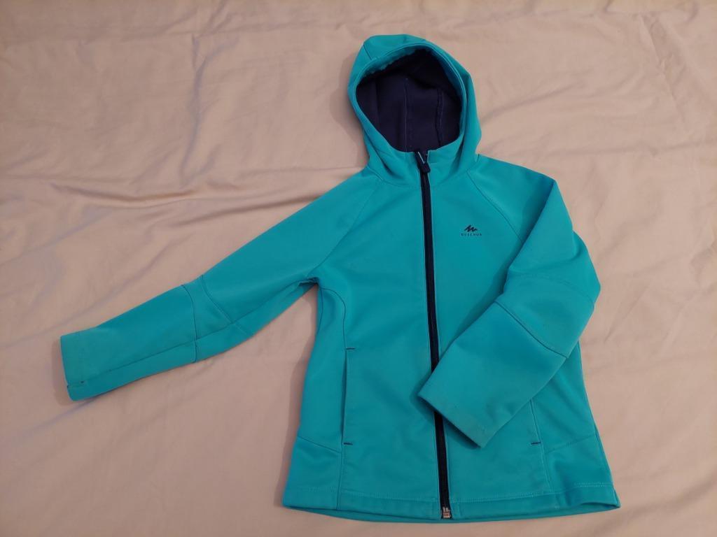 Manteau Softshell verte DECATHLON 5 ans, Kinderen en Baby's, Ophalen, Gebruikt, Jongen of Meisje, Decathlon