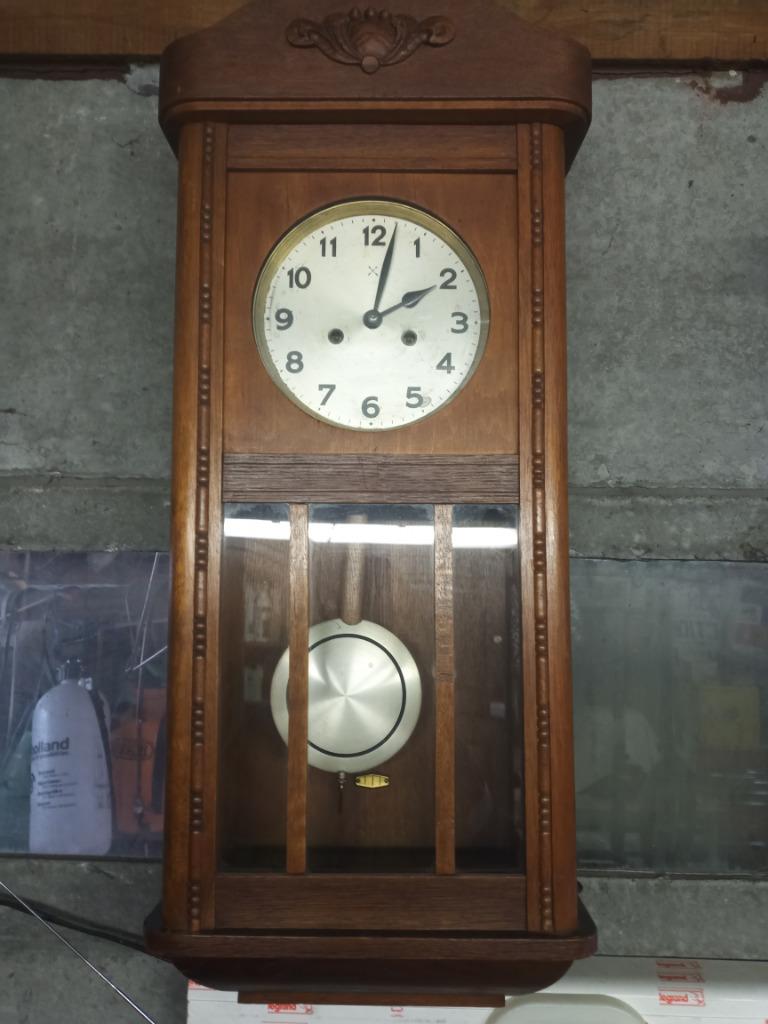 Te koop: wandklok, Ophalen
