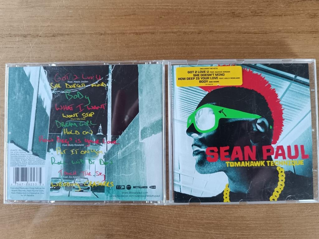 Sean Paul - Tomahawk Technique, Ophalen of Verzenden, Zo goed als nieuw