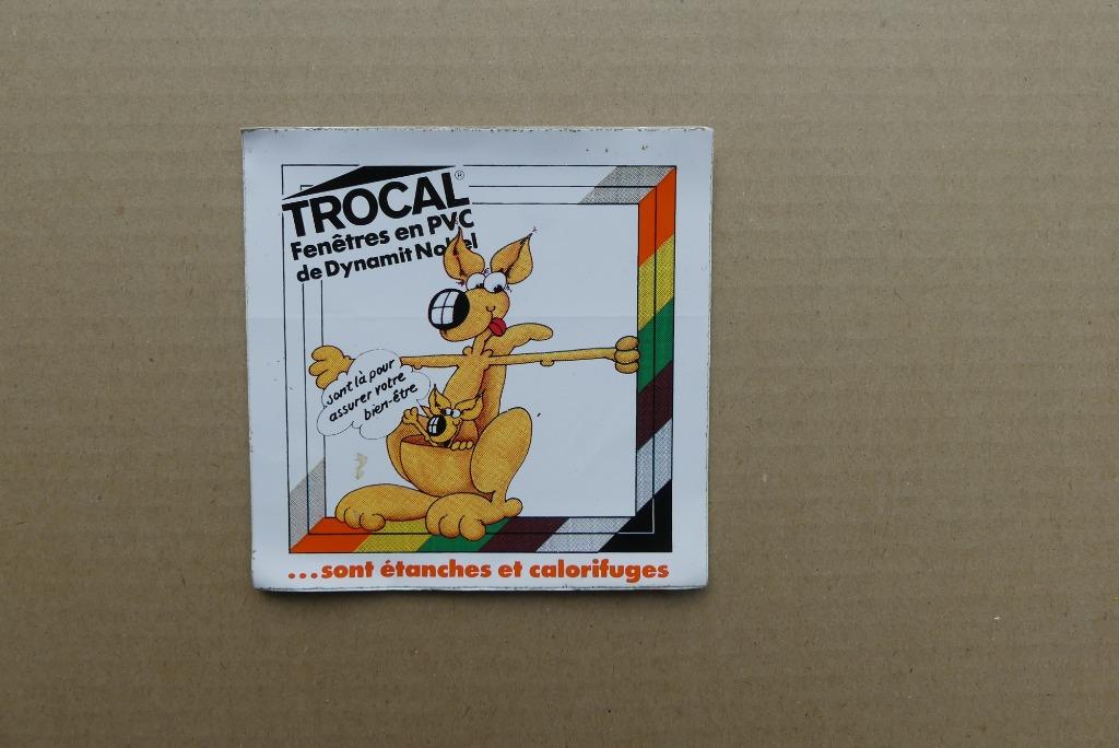 Sticker TROCAL fenêtres en pvc, Ophalen of Verzenden, Gebruikt