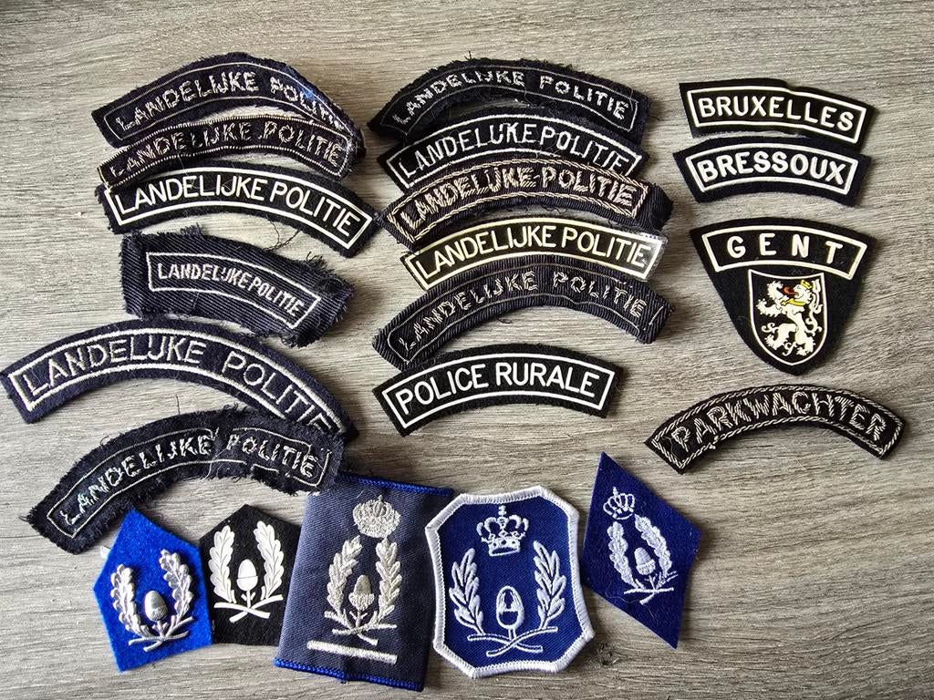 Lot landelijke en gemeentepolitie, Verzamelen, Militaria | Algemeen, Ophalen of Verzenden