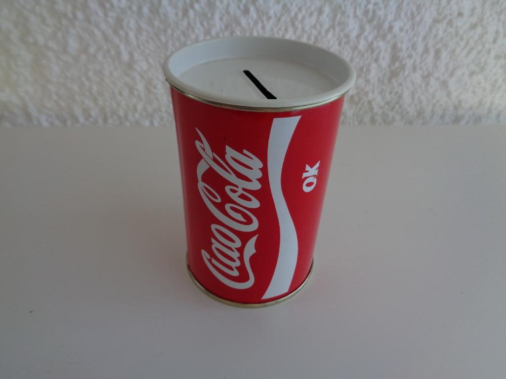 Tirelire marque Coca cola métallique., Collections, Enlèvement ou Envoi, Utilisé, Autres matériaux, Autres thèmes