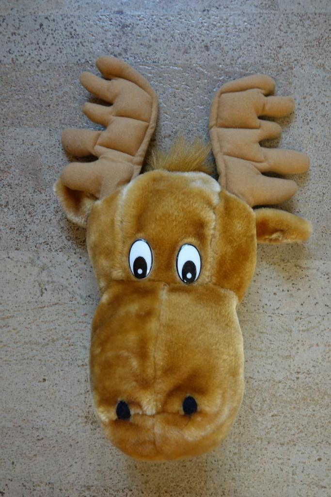 Grote zachte handpop eland , rendier, Ophalen of Verzenden, Gebruikt, Overige typen