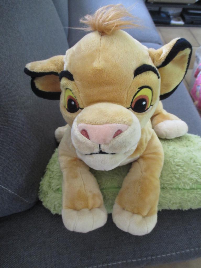 knuffel leeuwenkoning simba disney, Ophalen of Verzenden, Zo goed als nieuw, Overige typen