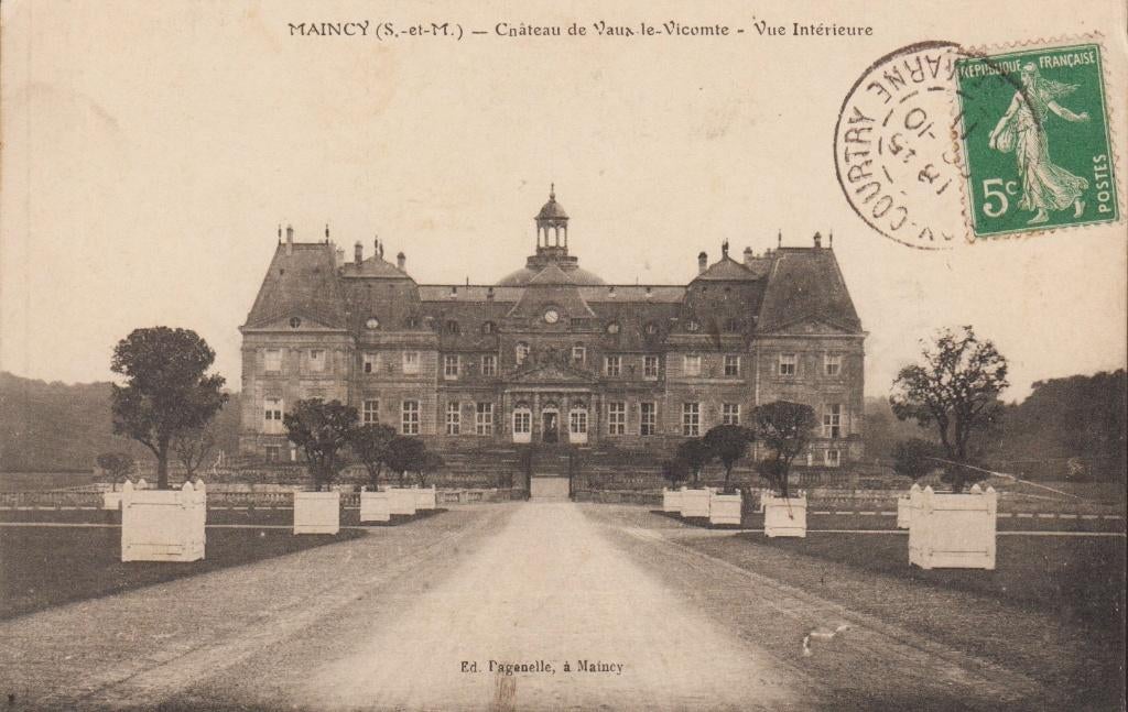 1911 - FRANKRIJK - Maincy: Château de Vaux-le-Vicomte, Verzenden, Voor 1920, Gelopen, Frankrijk