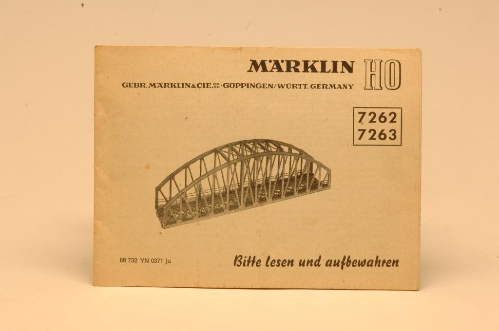 Manuel d'utilisation Märklin 7262/7263, Enlèvement ou Envoi