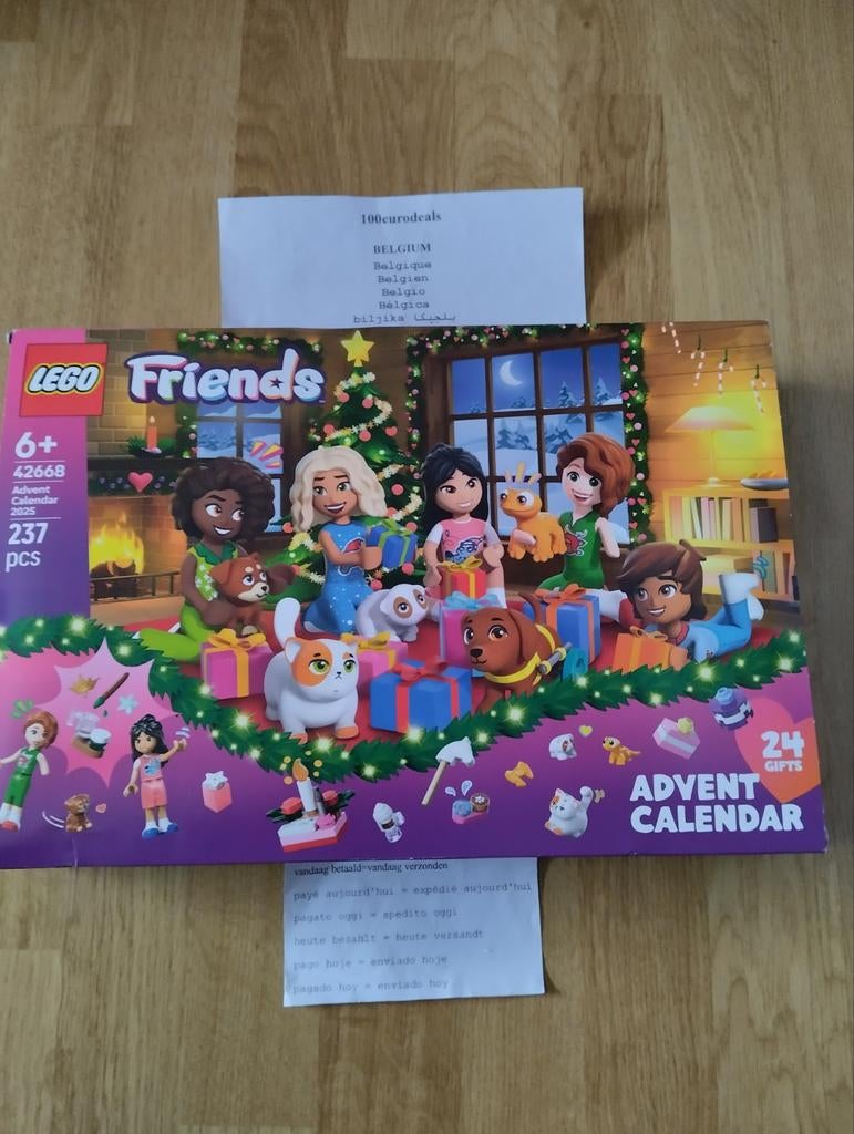 Calendrier de l'Avent Lego 42668 Friends, Neuf, Lego, Ensemble complet, Friends