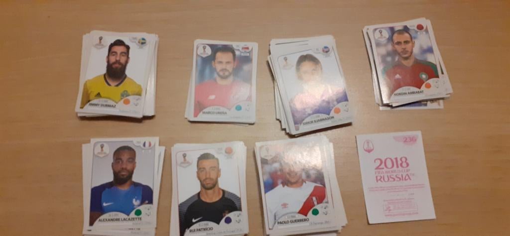Prentjes voetballers 2018 fifa world cup russia Panini, Ophalen
