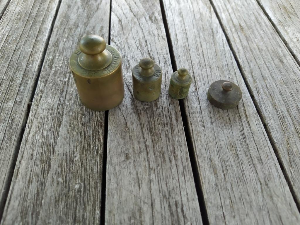 4 poids pour balance, Enlèvement ou Envoi