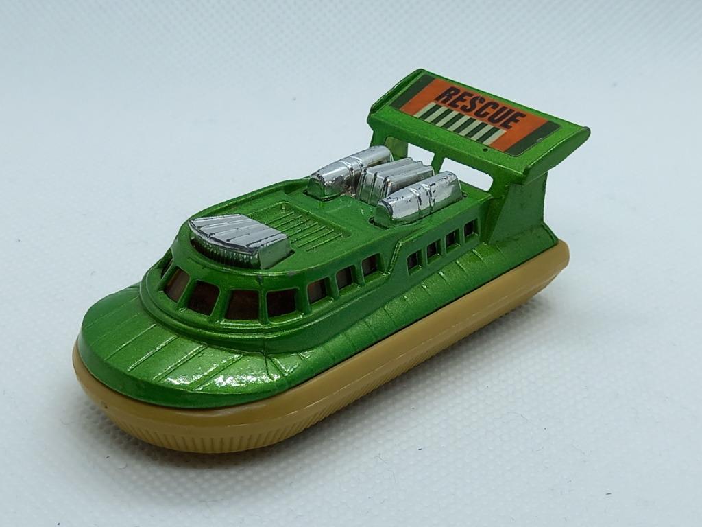 Matchbox SuperFast MB-72&2 Hovercraft 1972 (zilver), Enlèvement ou Envoi, Utilisé, Autres types