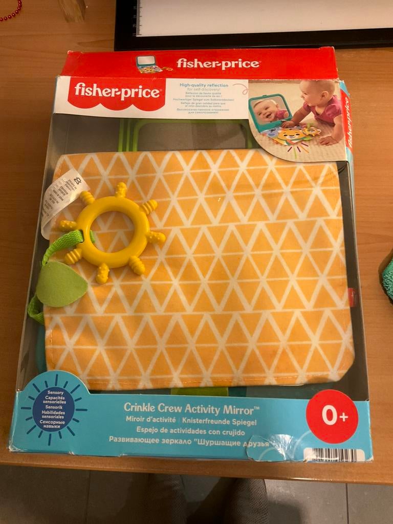 Fisher price activity mirror, Ophalen of Verzenden, Gebruikt, Ontdekken