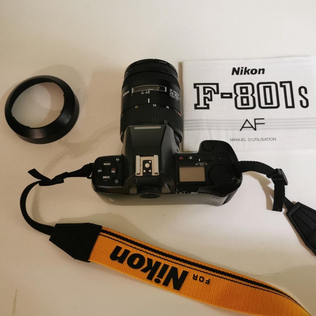 Nikon F-801 AF avec objectifs, Audio, Tv en Foto, Ophalen, Gebruikt, Zoom