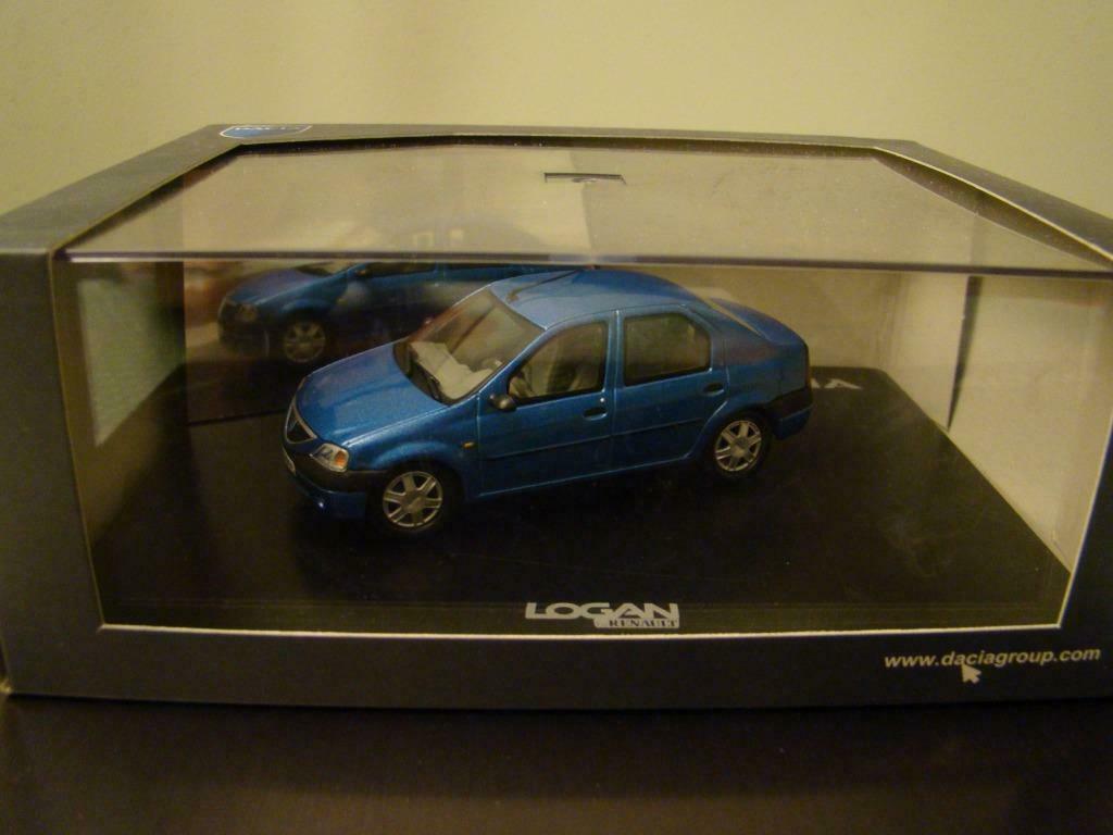 1/43 Eligor Dacia Logan - bleu, Enlèvement ou Envoi, Utilisé, Voiture
