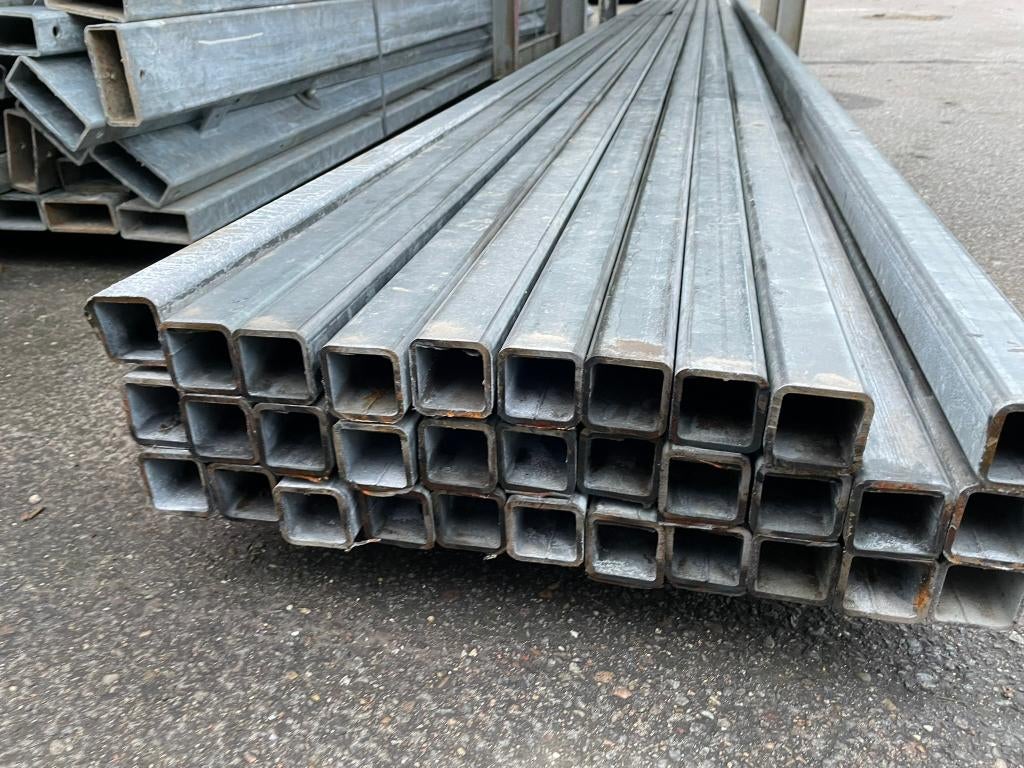 Profilés tubulaires 50x50x4mm | Longueur : 6000 mm, Enlèvement ou Envoi, Utilisé, Métal, Autres types