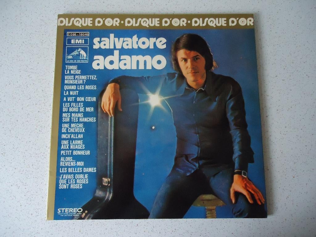 LP van "Salvatore Adamo" Disque D'OR anno 1975., Enlèvement ou Envoi, Comme neuf, 12 pouces