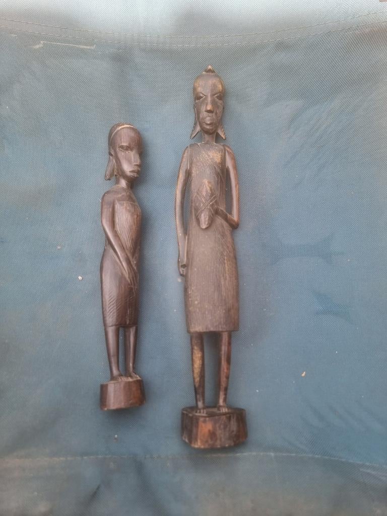 Statut antique art africain en bois d éden, Antiquités & Art, Enlèvement ou Envoi