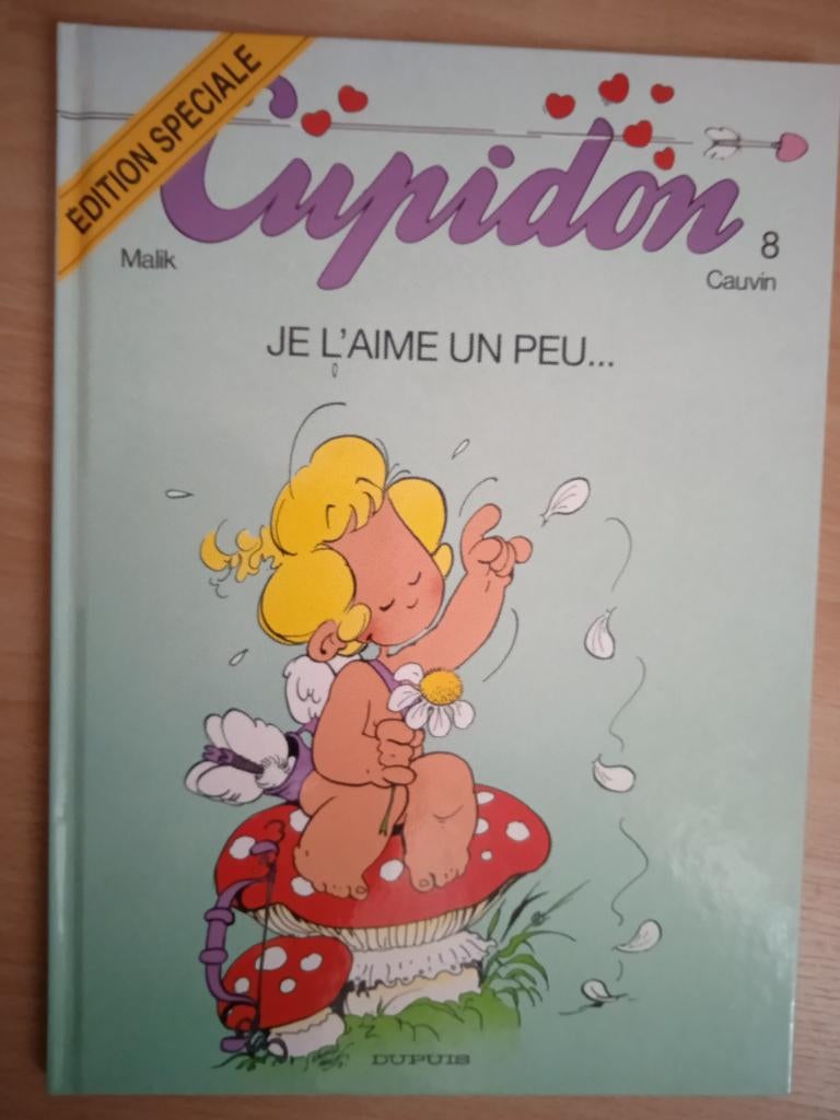 BD Cupidon - Tome 8 "Je l'aime un peu...", Une BD, Enlèvement, Utilisé, Cauvin