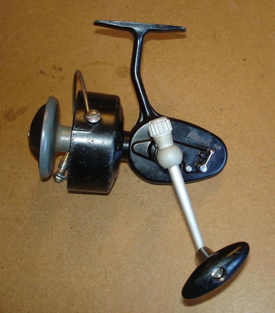 Moulinet ancien Mitchell 306, Enlèvement, Utilisé, Moulinet