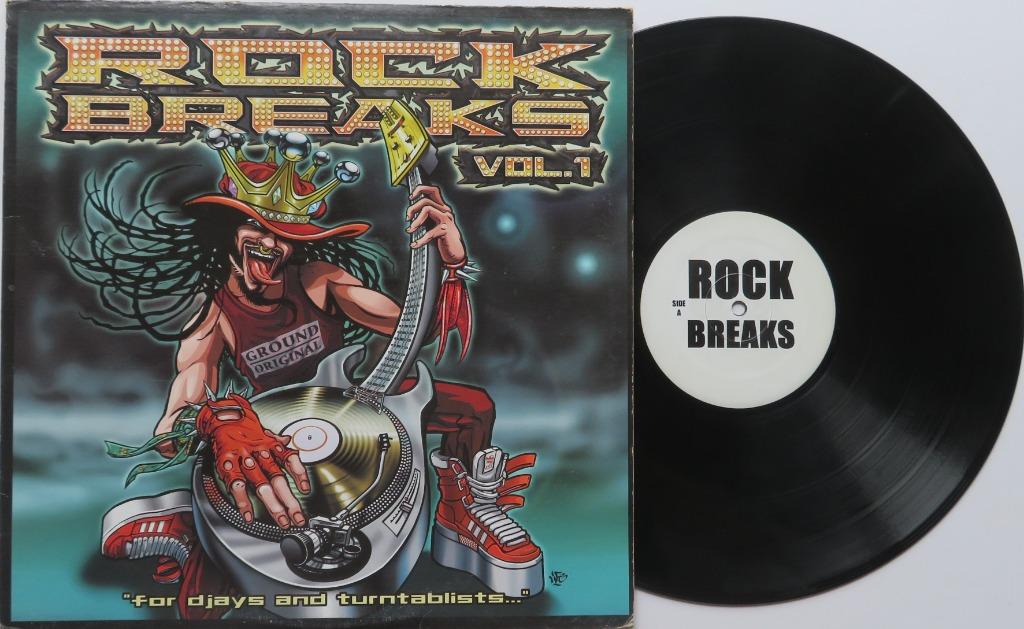 DJ JS-1 - Rock Breaks Vol.1 LP, CD & DVD, Enlèvement ou Envoi, Utilisé, 12 pouces, Trip Hop ou Breakbeat