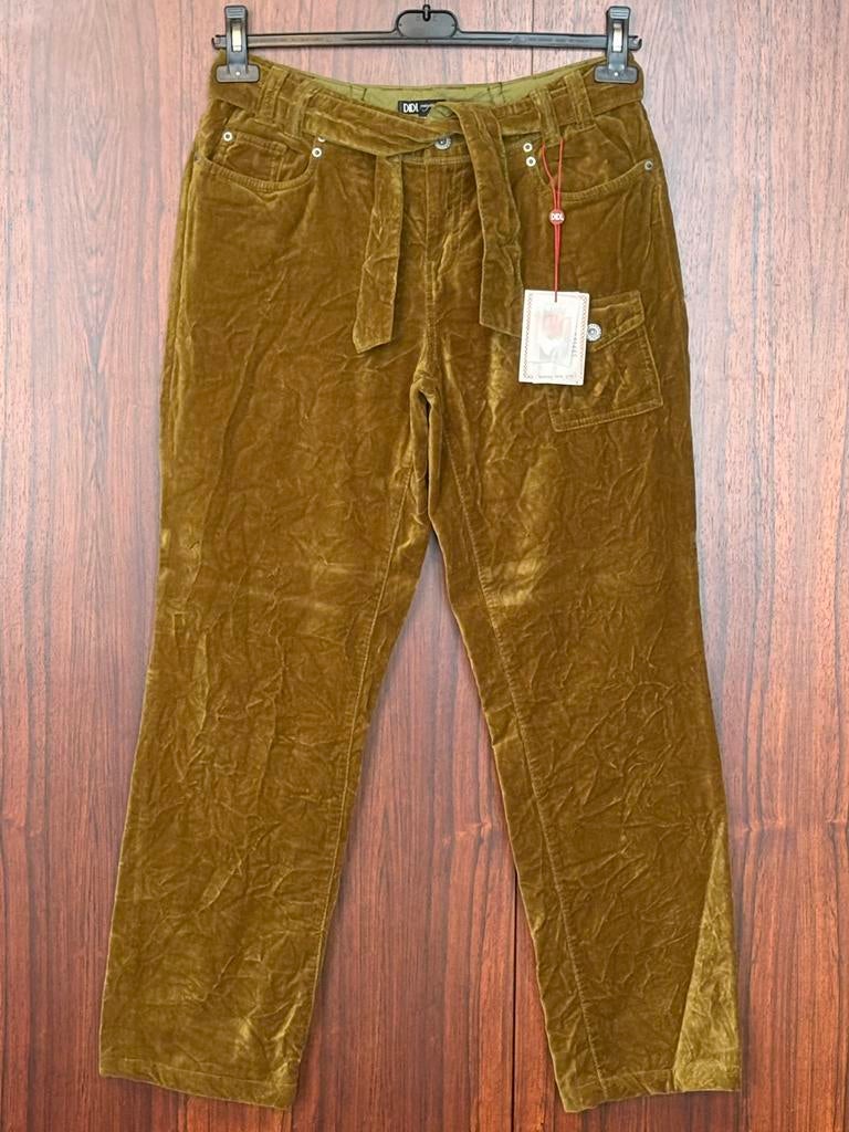 Nieuwe groene broek van DIDI (38)., Kleding | Dames, Nieuw, DIDI, Lang, Groen