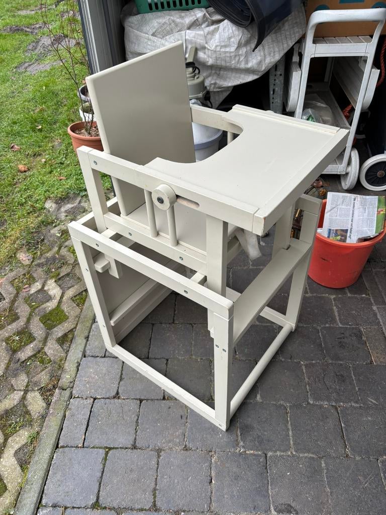 Houten kinderstoel, Kinderen en Baby's, Kinderstoelen, Ophalen, Zo goed als nieuw