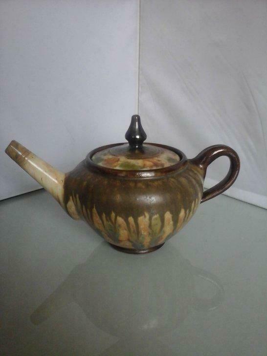 Steengoed theepot gemaakt door Losson / Bouffioulx 50s, Antiek en Kunst, Ophalen of Verzenden