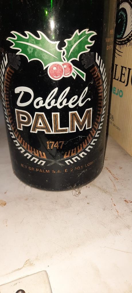 3 literfles XMAS  DOBBEL PALM bier, Antiek en Kunst, Curiosa en Brocante, Ophalen of Verzenden