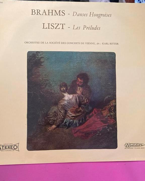 BRAHMS- DANSES HONGROISES & LISZT- PRÉLUDES, Ophalen of Verzenden