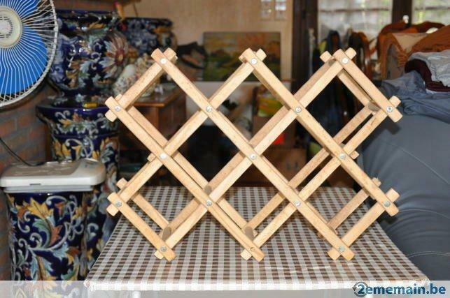 cellier pour bouteille de vin en bois extensible, Enlèvement ou Envoi, Utilisé