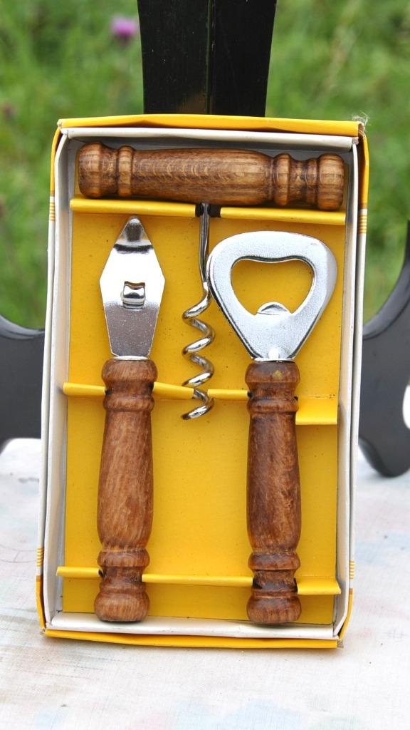 set barman tire bouchon décapsuleur perce boite, Maison & Meubles, Enlèvement ou Envoi, Comme neuf