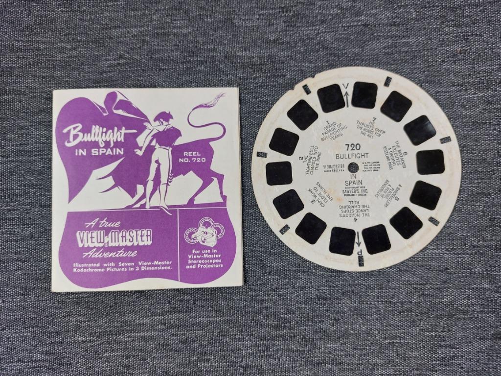 View-Master schijf : stierengevecht in Spanje, Envoi