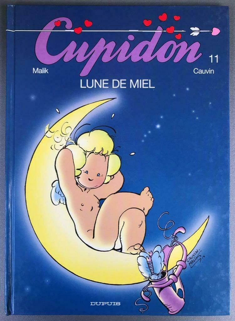 B.D. Cupidon N° 11: Lune de miel Malik / Cauvin EO 1999, Malik et Cauvin, Enlèvement ou Envoi, Une BD, Utilisé