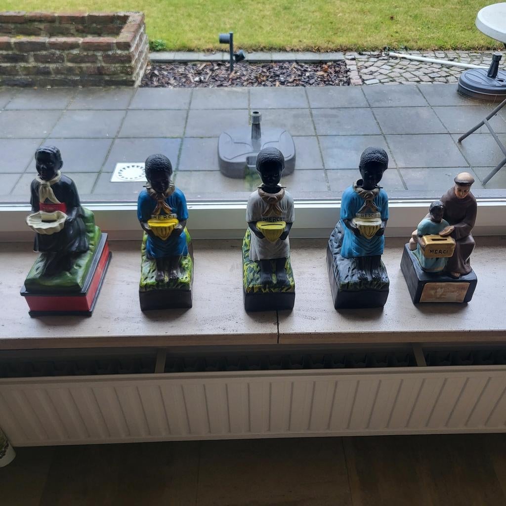 Missiespaarpotten jaknikkers, Antiek en Kunst, Curiosa en Brocante, Ophalen of Verzenden