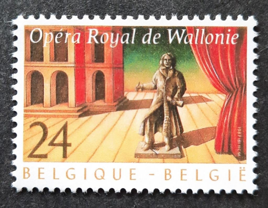 Belgique : COB 2253 ** Opera 1987., Sans timbre, Neuf, Non oblitéré, Timbre-poste