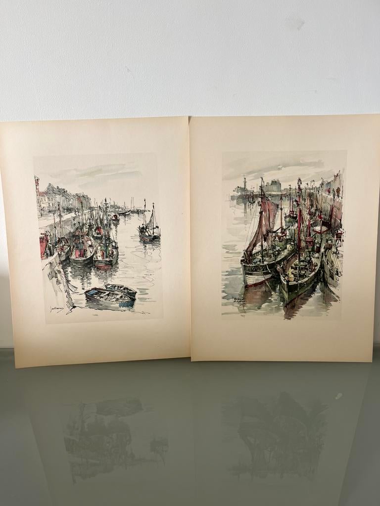 Jan Korthals 2 prints, Ophalen of Verzenden