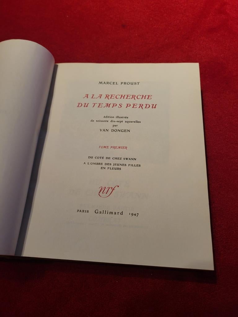 Proust à la recherche du temps perdu Van Dongen, Antiek en Kunst, Ophalen of Verzenden
