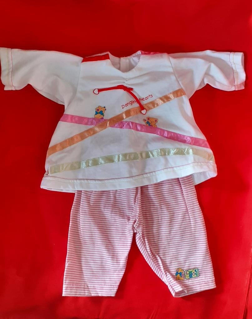 Ensemble vetement pour poupée chouchou taille 48 cm, Ophalen of Verzenden, Zo goed als nieuw