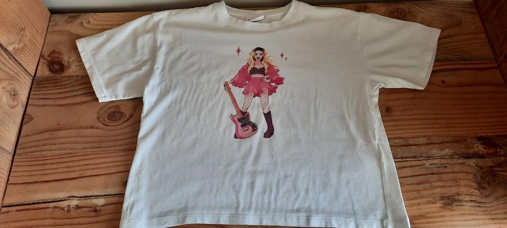 Mooi t-shirt Camille maat 14 jaar, Meisje, Ophalen of Verzenden, Zo goed als nieuw, Shirt of Longsleeve