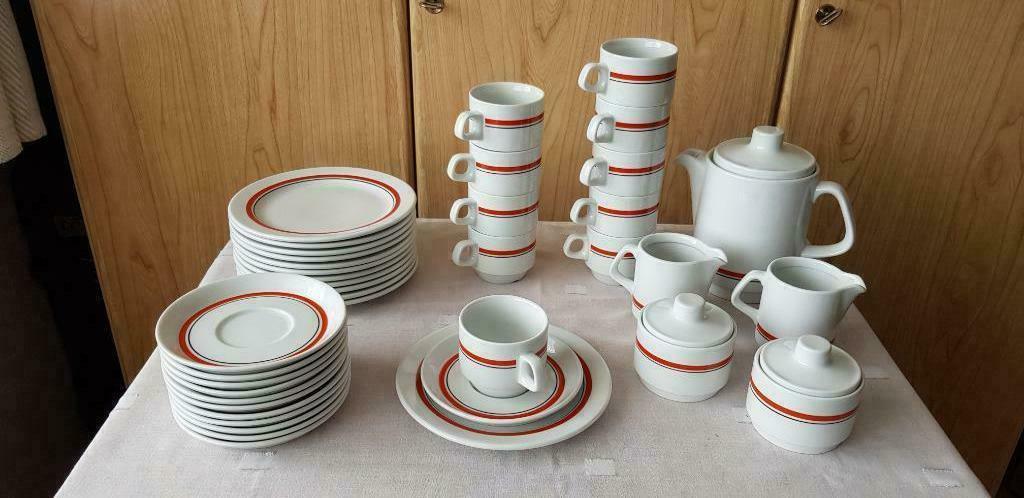 servies, Comme neuf, Enlèvement, Porcelaine, Uni