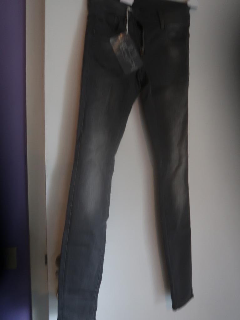 broek jeans zwart W24/L32 nieuw, Zwart, Overige jeansmaten, Nieuw, Ophalen of Verzenden