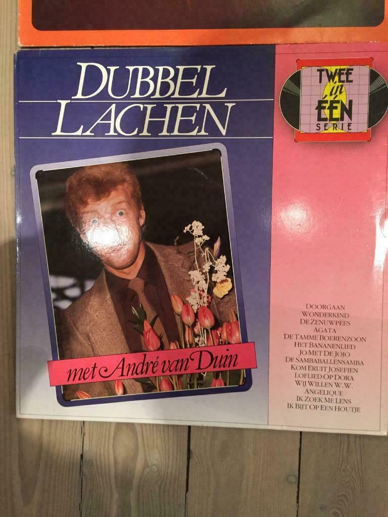Dubbele LP  André van Duin  /Lachen Met, Cd's en Dvd's, Ophalen of Verzenden, Gebruikt