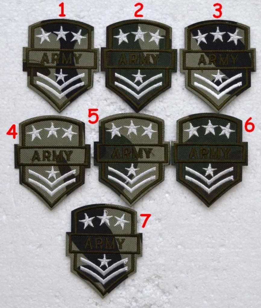 patch army grade , camouflage , broder , 7.5  / 6 cm, Envoi, Neuf, Autres types