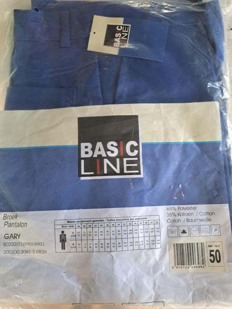 Pantalon de travail, taille 50. NEUF, Vêtements | Hommes, Enlèvement, Neuf, Bleu